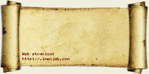 Danica Tešović vizit kartica